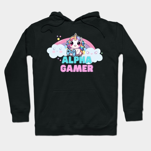 Alpha Gamer Hoodie by AS-Designs2023